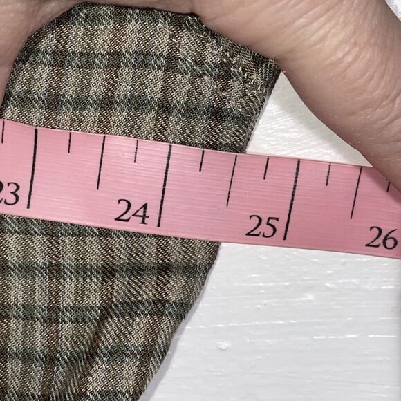 Vintage Burma Bibas Rayon Shirt Plaid Button Down Made in Hong Kong Soft 90s M/L - Picture 9 of 10